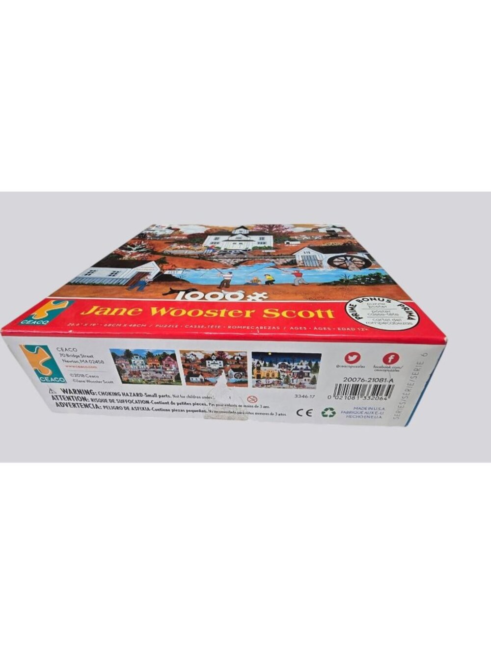 Jane Wooster Scott 1000 Piece Puzzle By Ceaco Made In USA 26.6"x19" Bonus Poster - Picture 2 of 4